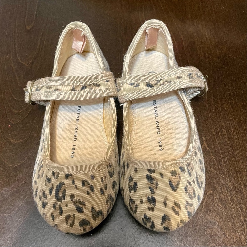 Gap Leopard Print Mary Janes